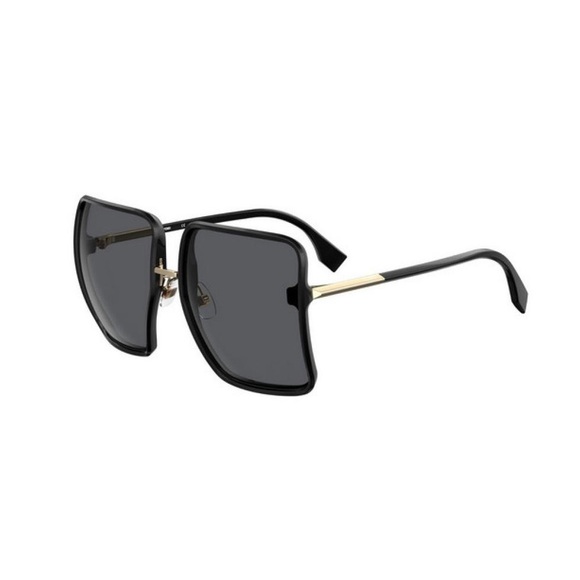 NWT Authentic Fendi Oversized Square Sunglasses Black - Picture 6 of 12